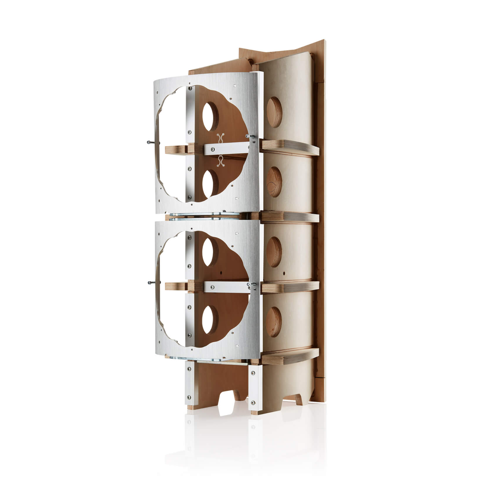 Bowers & Wilkins 803 D4 Floorstanding Speakers Made In England - Satin Walnut & White Bw_speaker_803_d4_enhancedmatrix