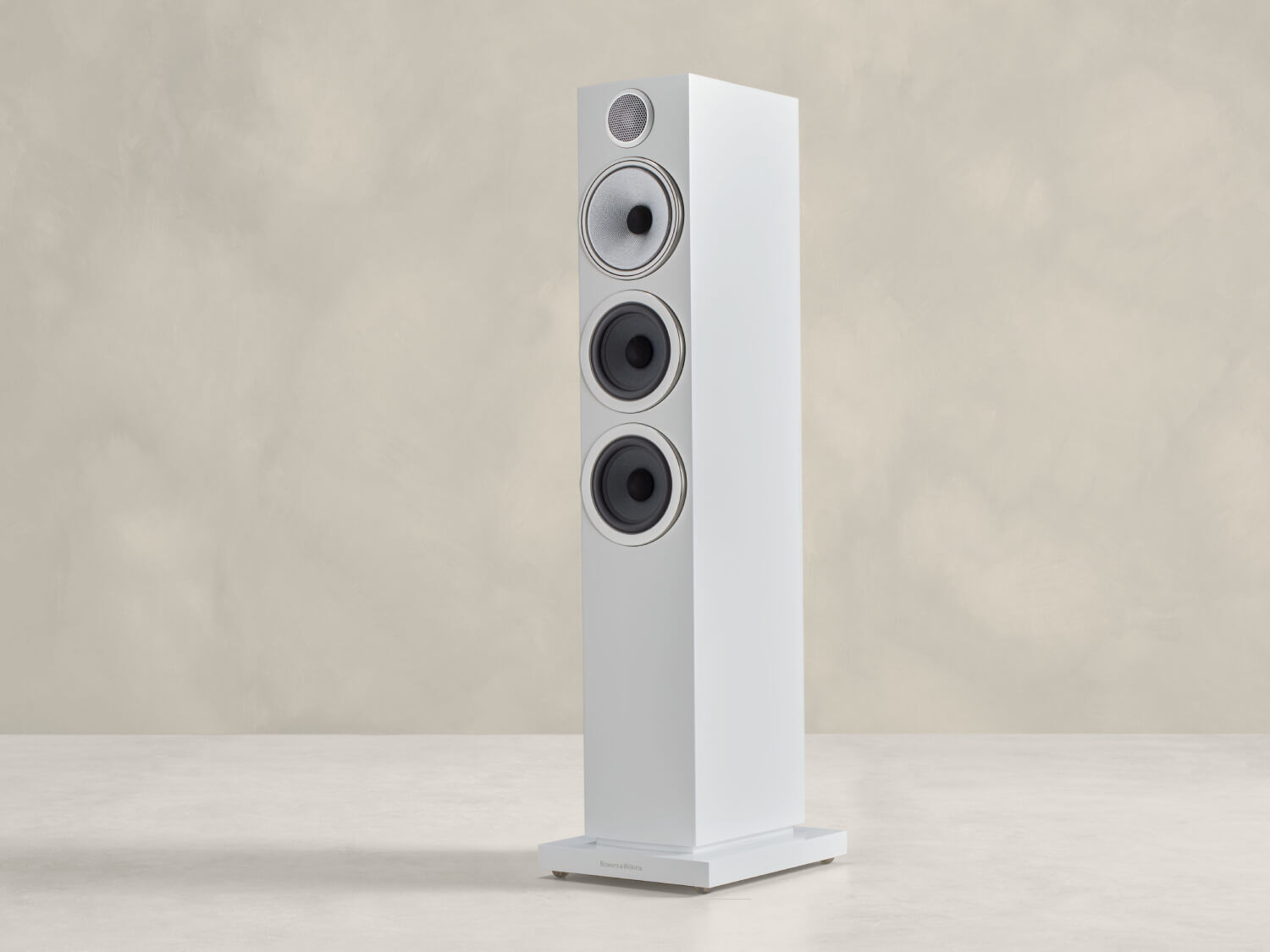 One white 704 S3 with a light green background