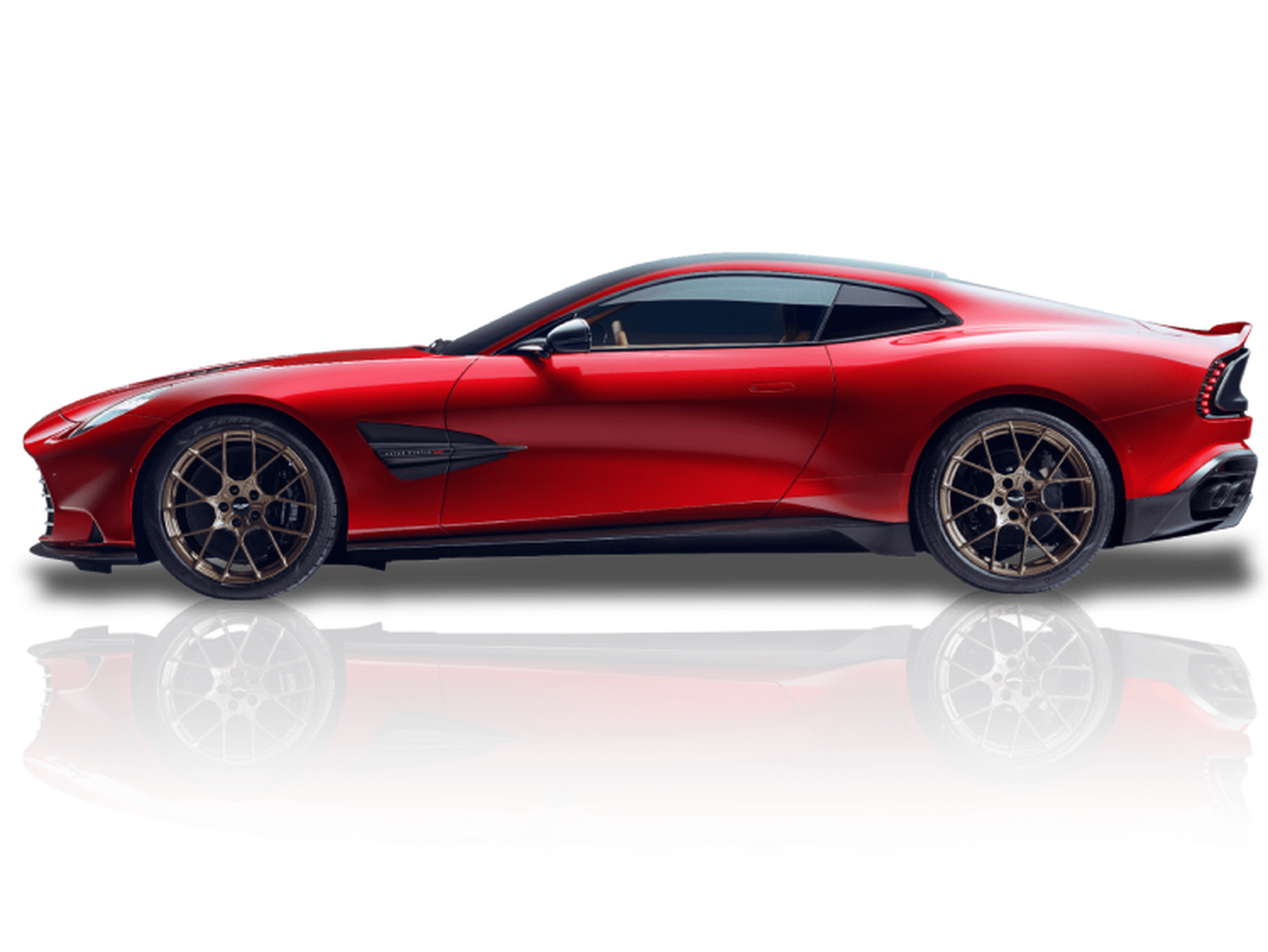 Aston Martin Vanquish car with Bowers & Wilkins speakers inside