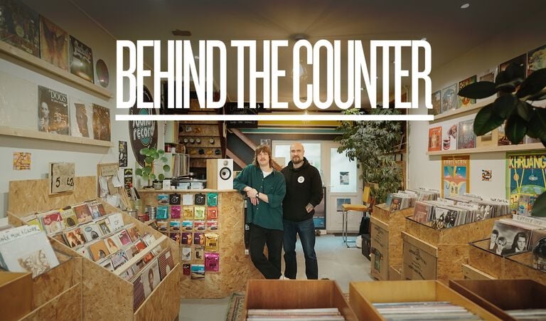 Behind the counter 