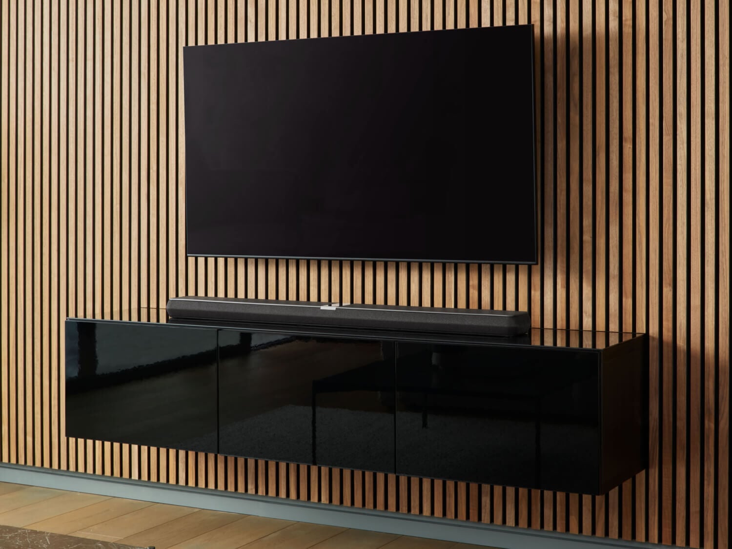 Sound Bars beneath a television