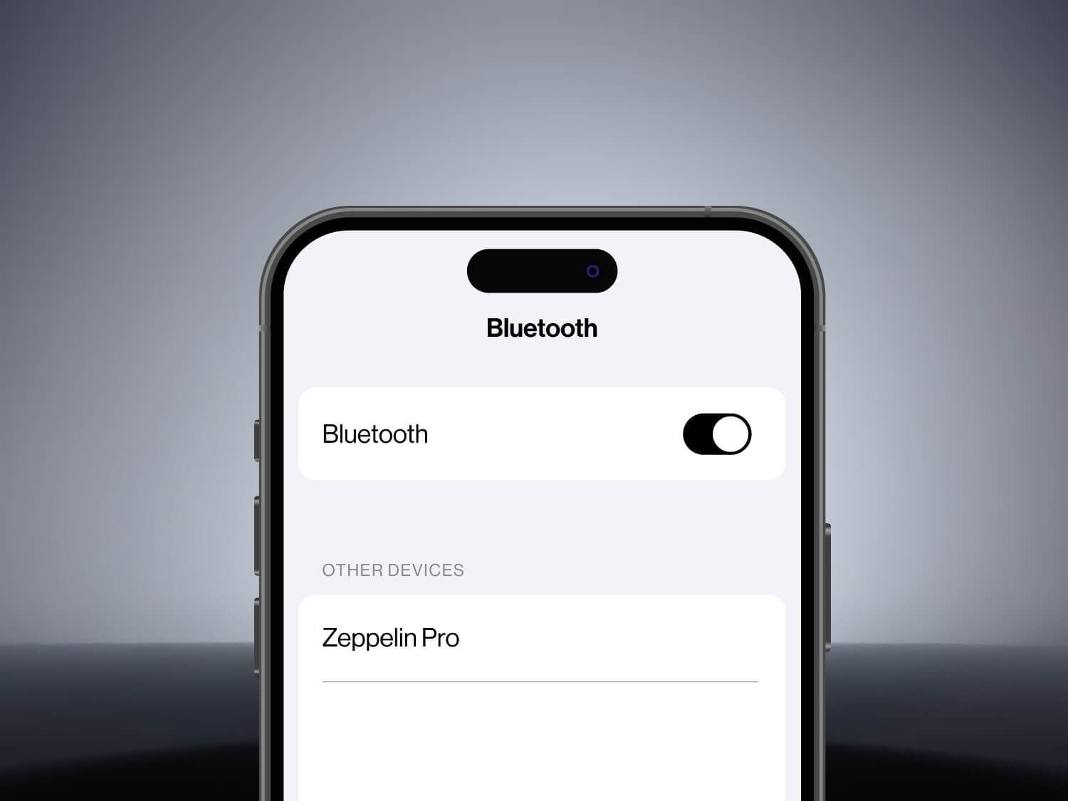 Select Zeppelin Pro Edition on your device