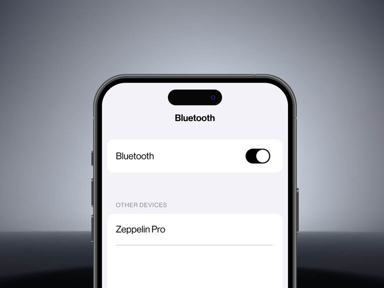 Select Zeppelin Pro Edition on your device Select Zeppelin Pro Edition on your device