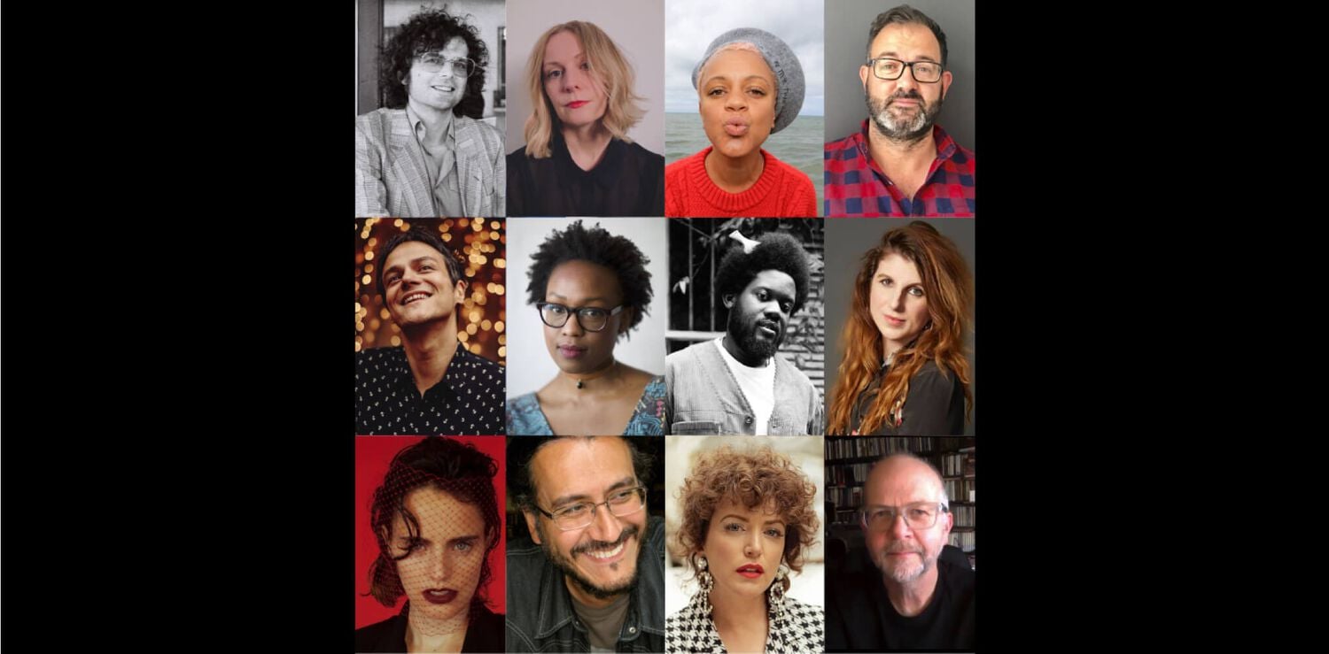 12 headshots of men and woman in a collage grid