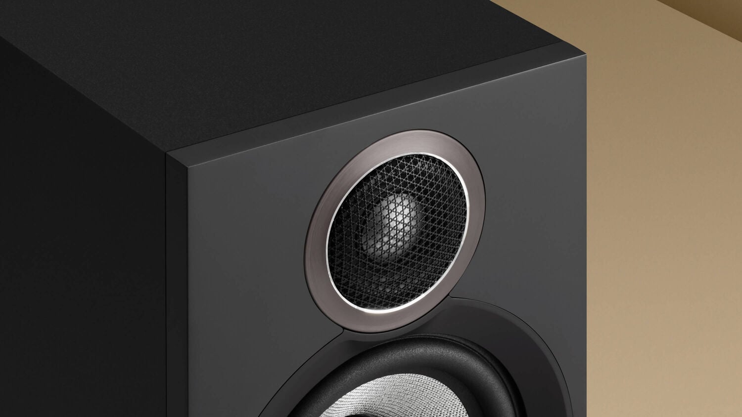 One black 600 Series loudspeaker Tweeter Grille