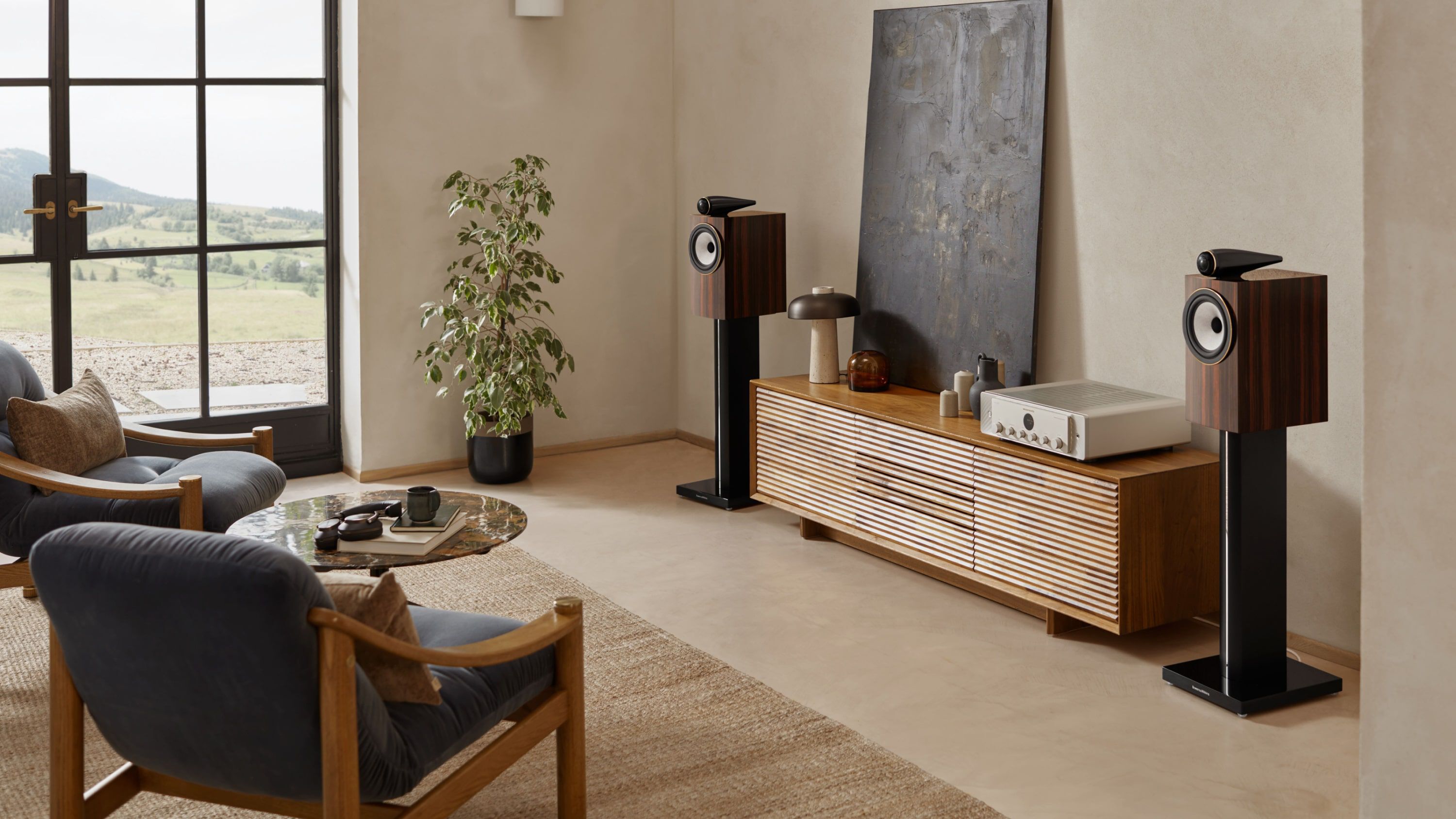 Bowers & Wilkins 705 S3 Signature v poslechovém pokoji