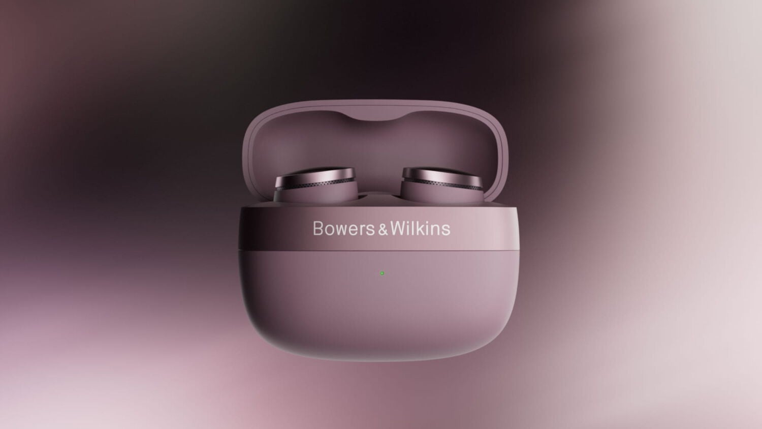 Pink Mauve Pi8 headphones in case