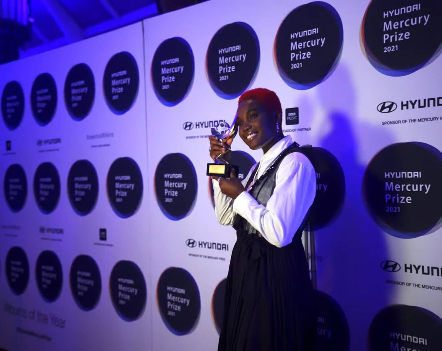 British Phonographic Industry person with an award