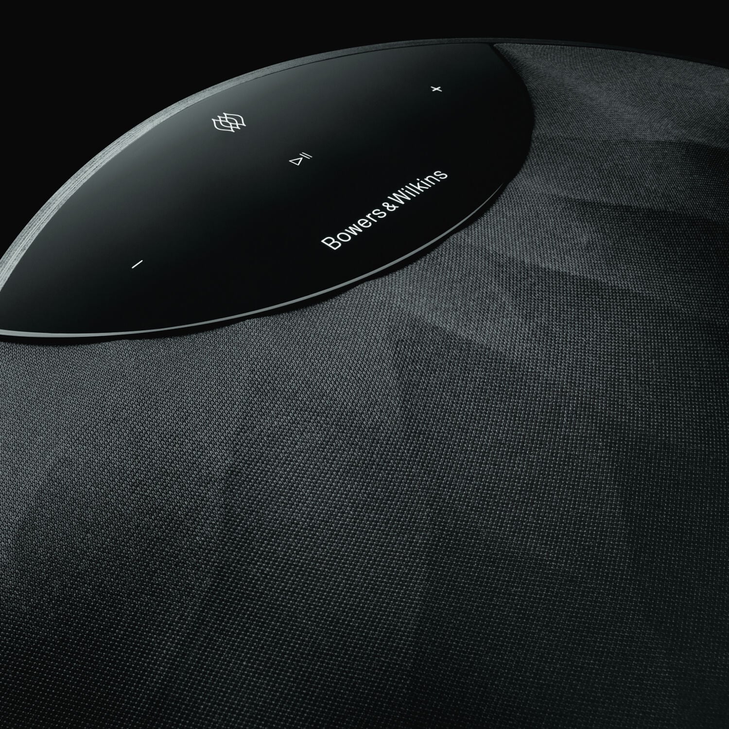 Close up of Bowers & Wilkins speaker