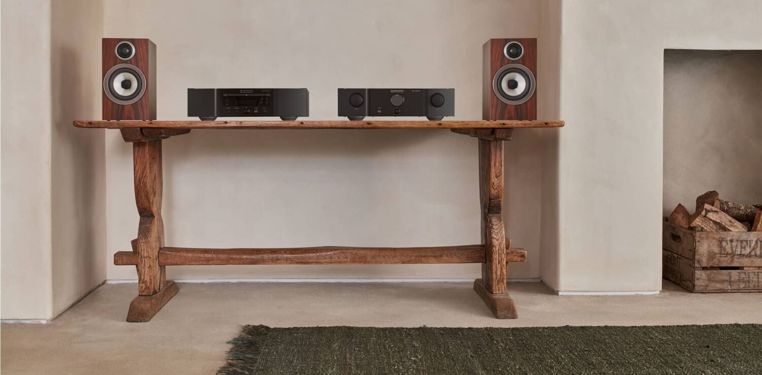 Marantz Amplifiers and Bowers & Wilkins speakers
