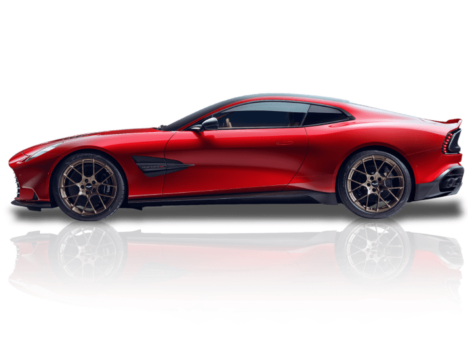 Aston Martin Vanquish car with Bowers & Wilkins speakers inside
