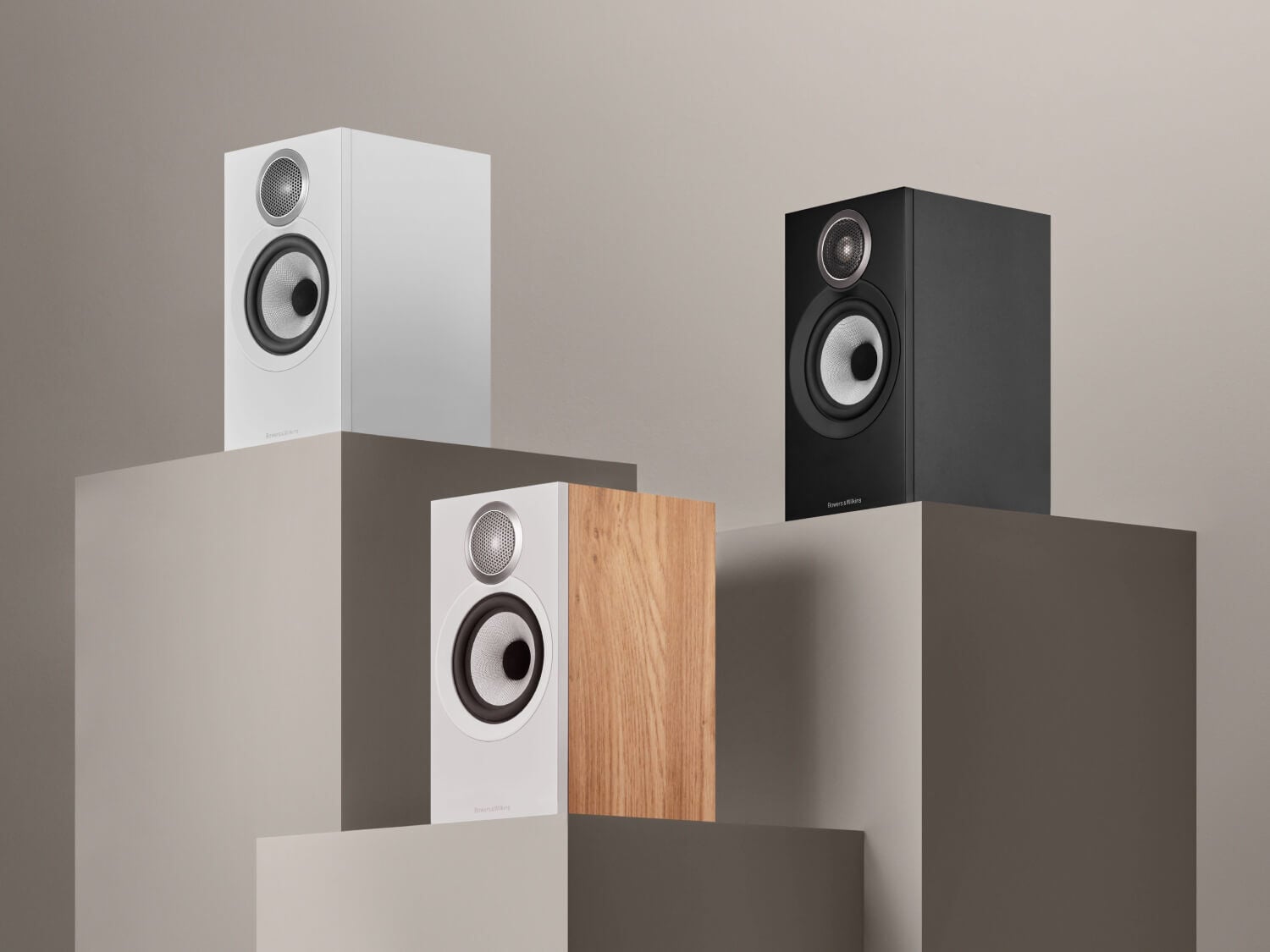 Three various colored 607 S3 on gray background