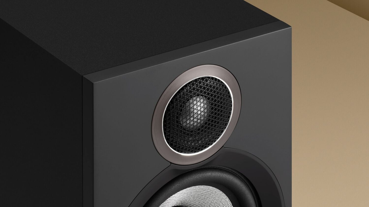 One black 600 Series loudspeaker Tweeter Grille