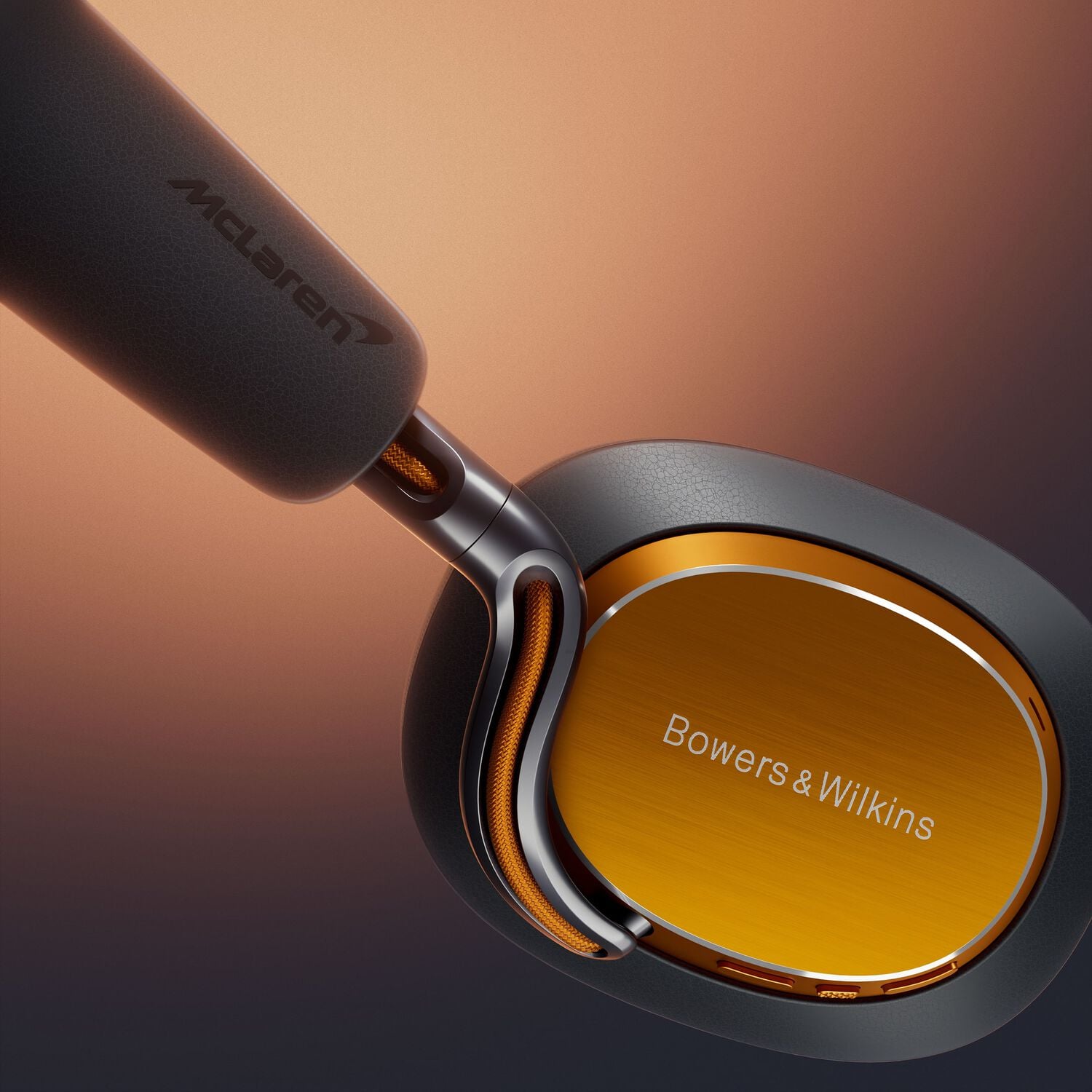Px8 S2 McLaren Edition with orange to black gradient background