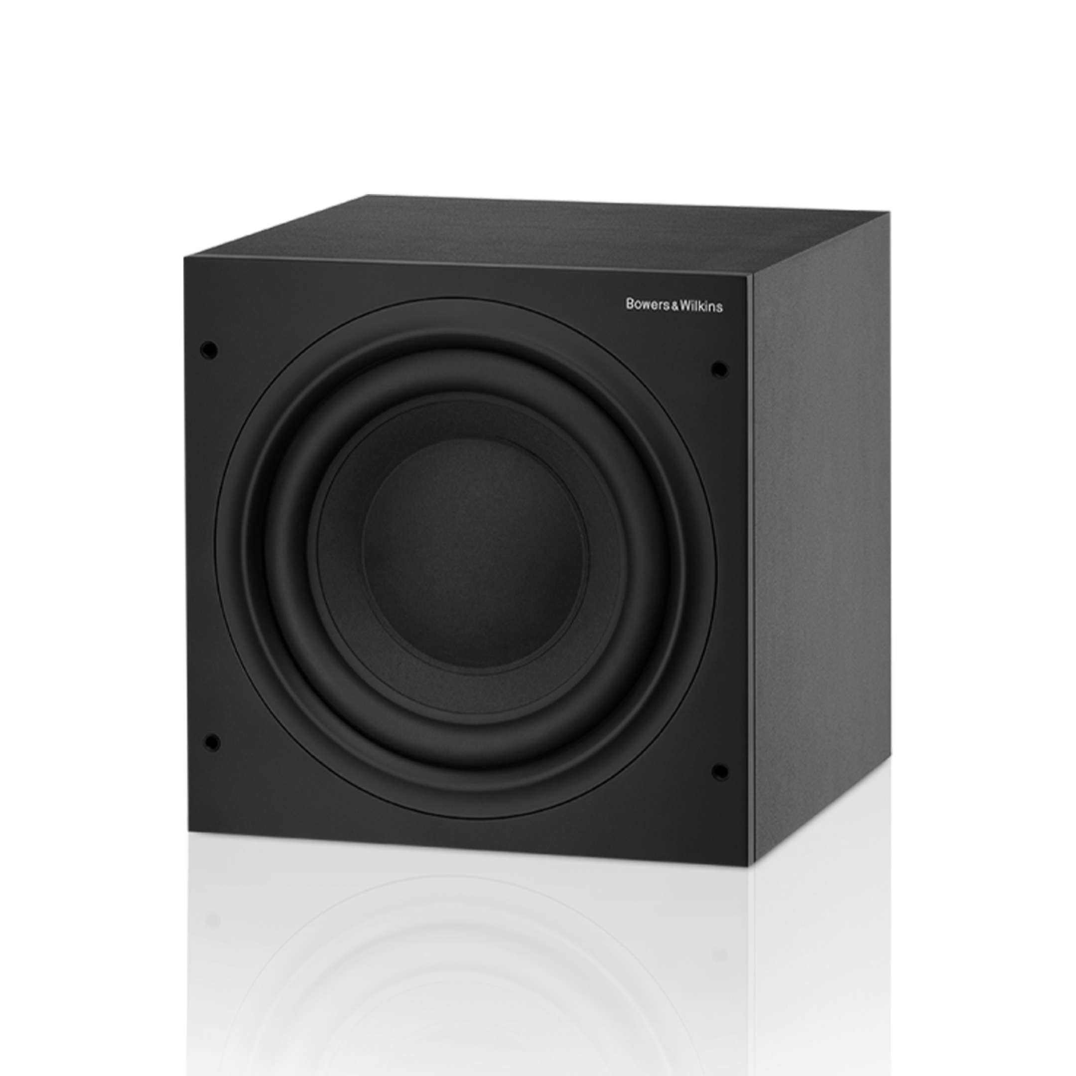 ASW608 - Black Front woofer uncovered
