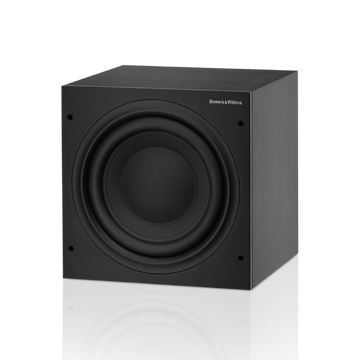 ASW608 - Black Front woofer uncovered