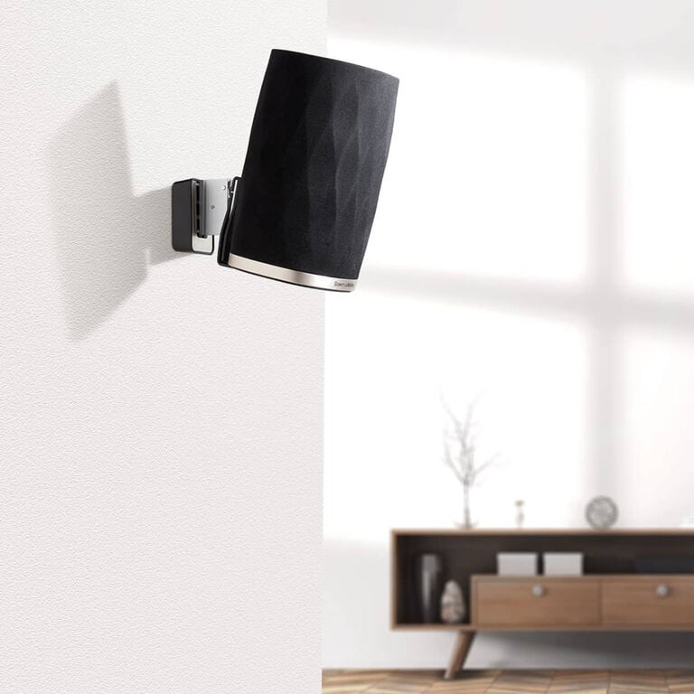 Formation Flex Wall Bracket - Black with wireless speaker lifestyle