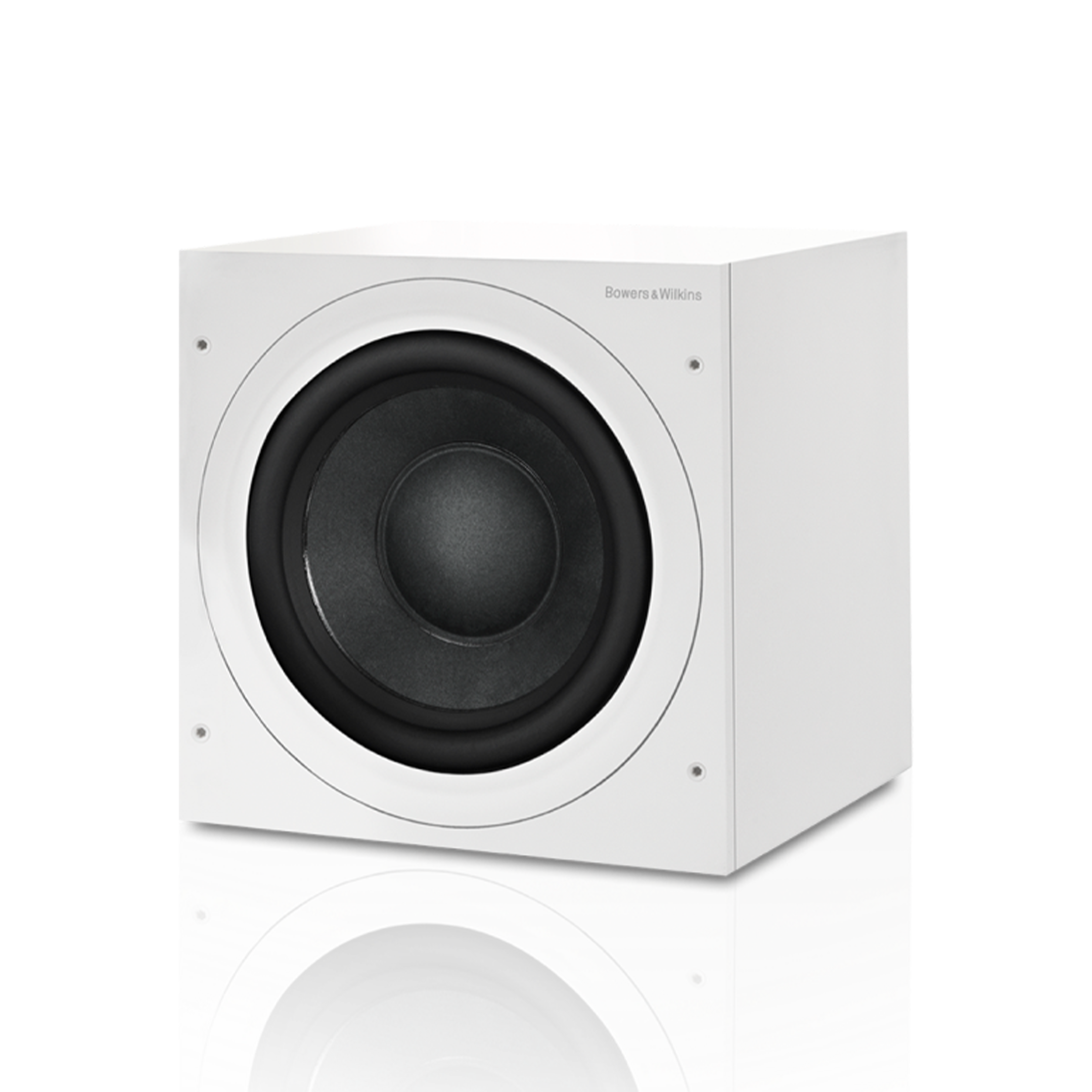 ASW608 - White Front woofer uncovered