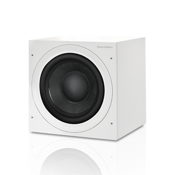 ASW608 - White Front woofer uncovered