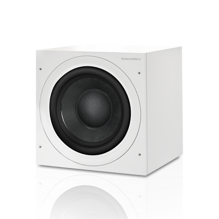 ASW608 - White Front woofer uncovered