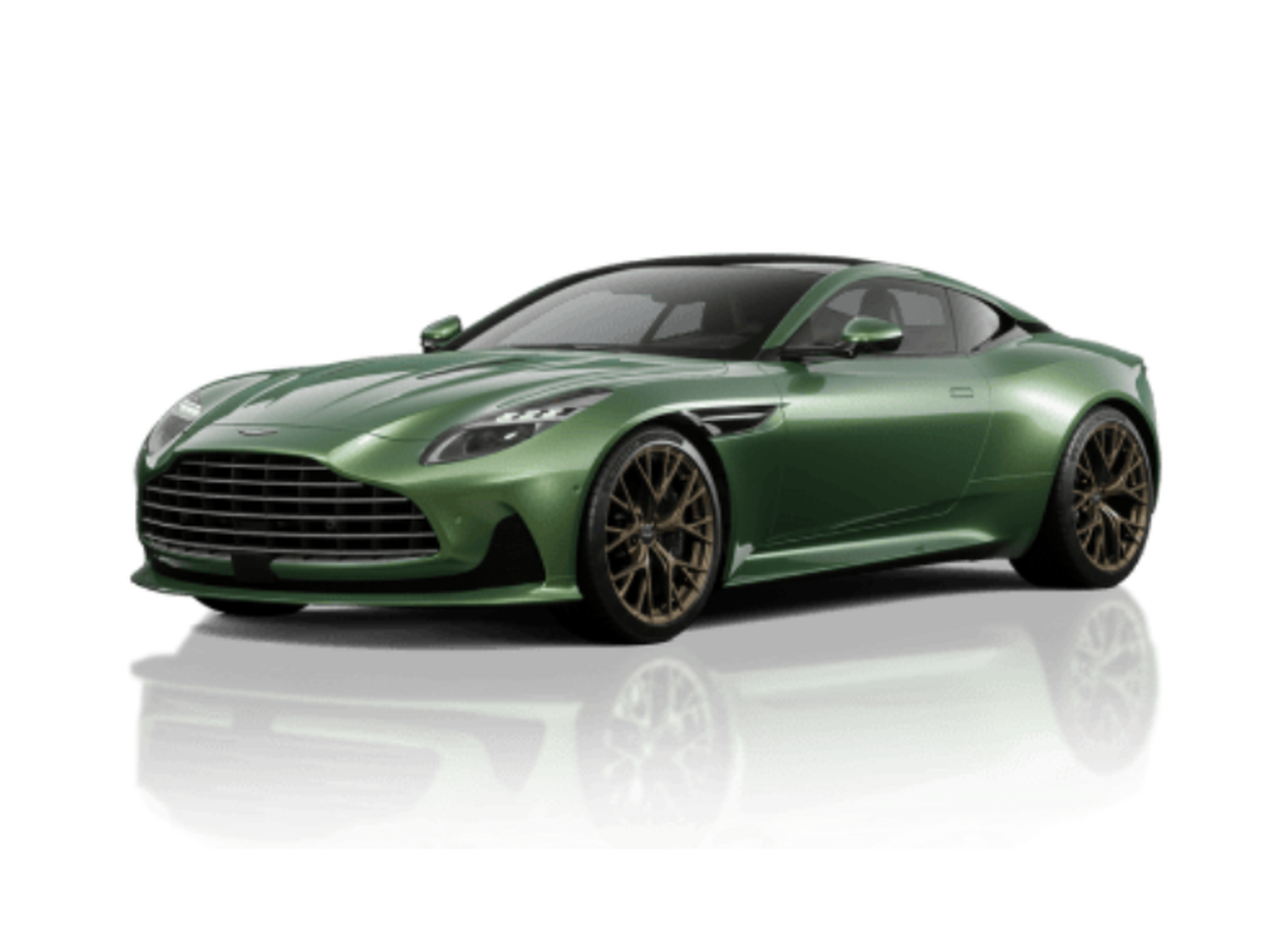 Aston Martin DB12 car with Bowers & Wilkins speakers inside