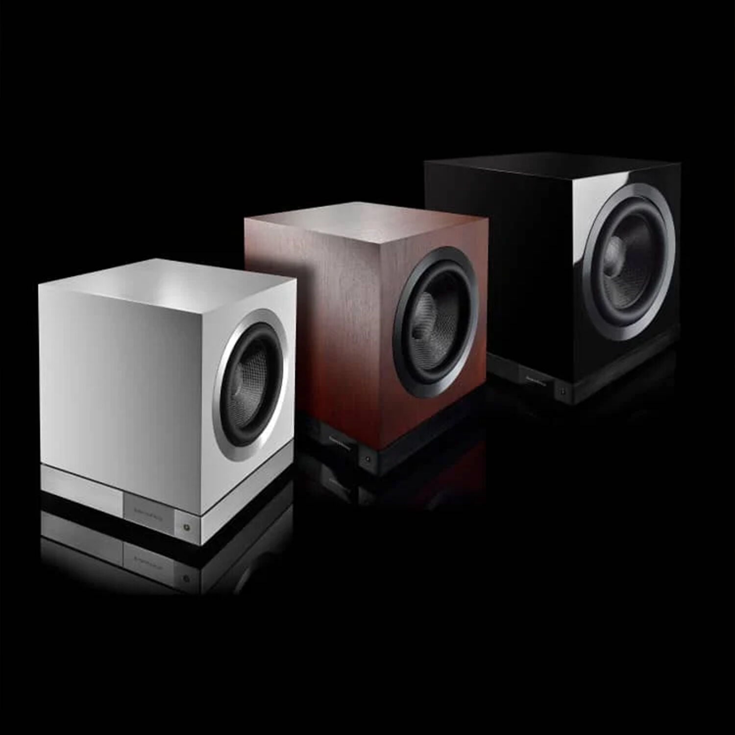 Three different color DB Series facing diagonal right