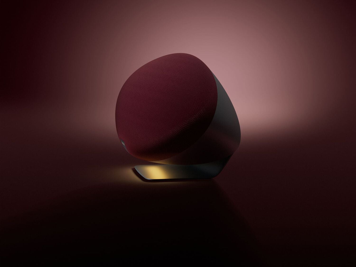 Zeppelin Pro Prestige Edition Onyx Burgundy Facing left with burgundy background