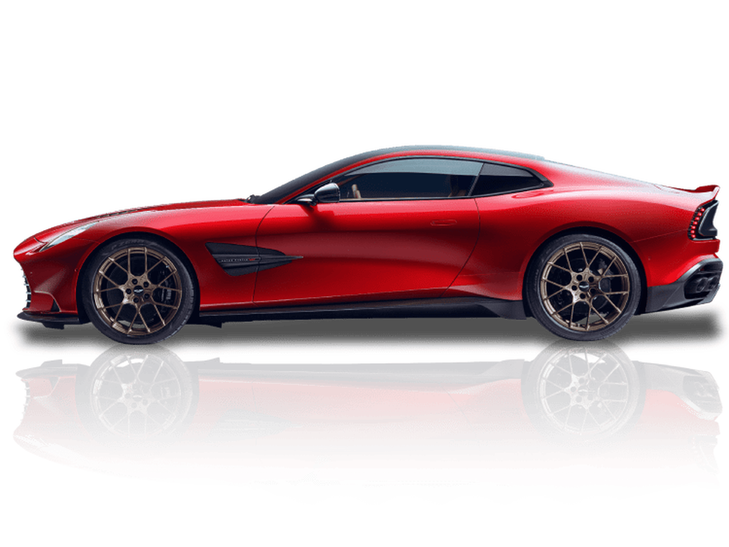 Aston Martin Vanquish car with Bowers & Wilkins speakers inside