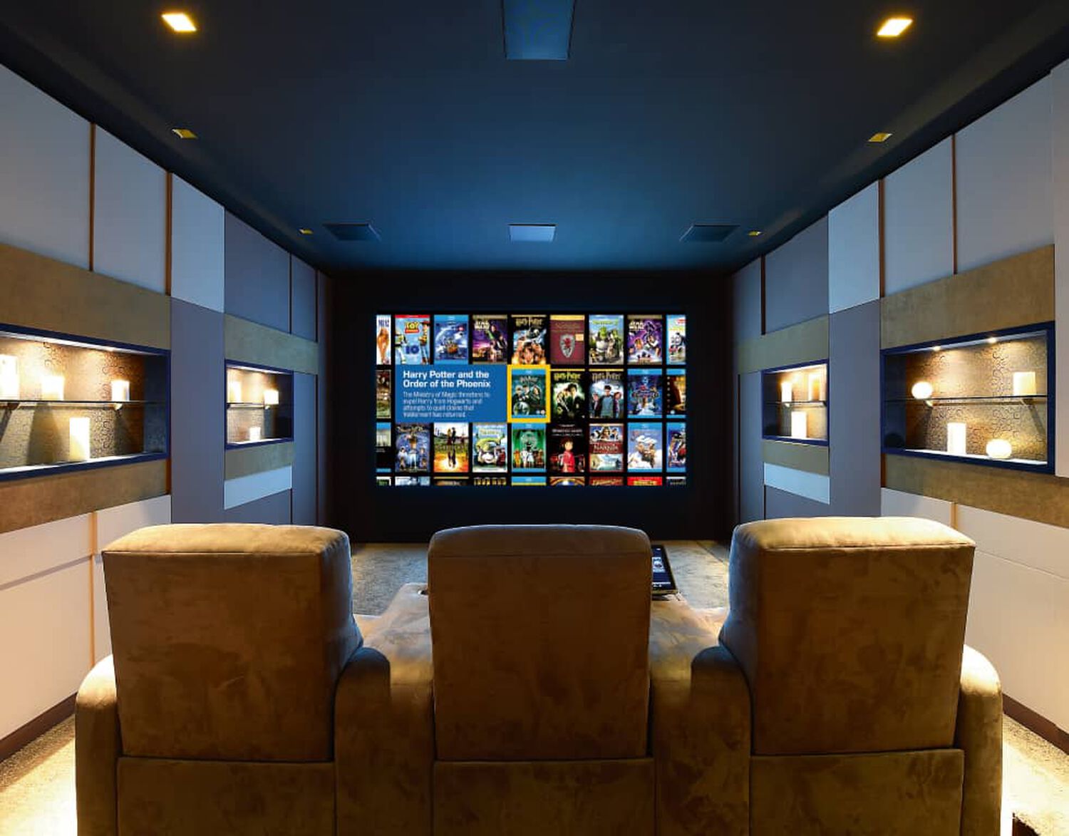 Home movie theater room