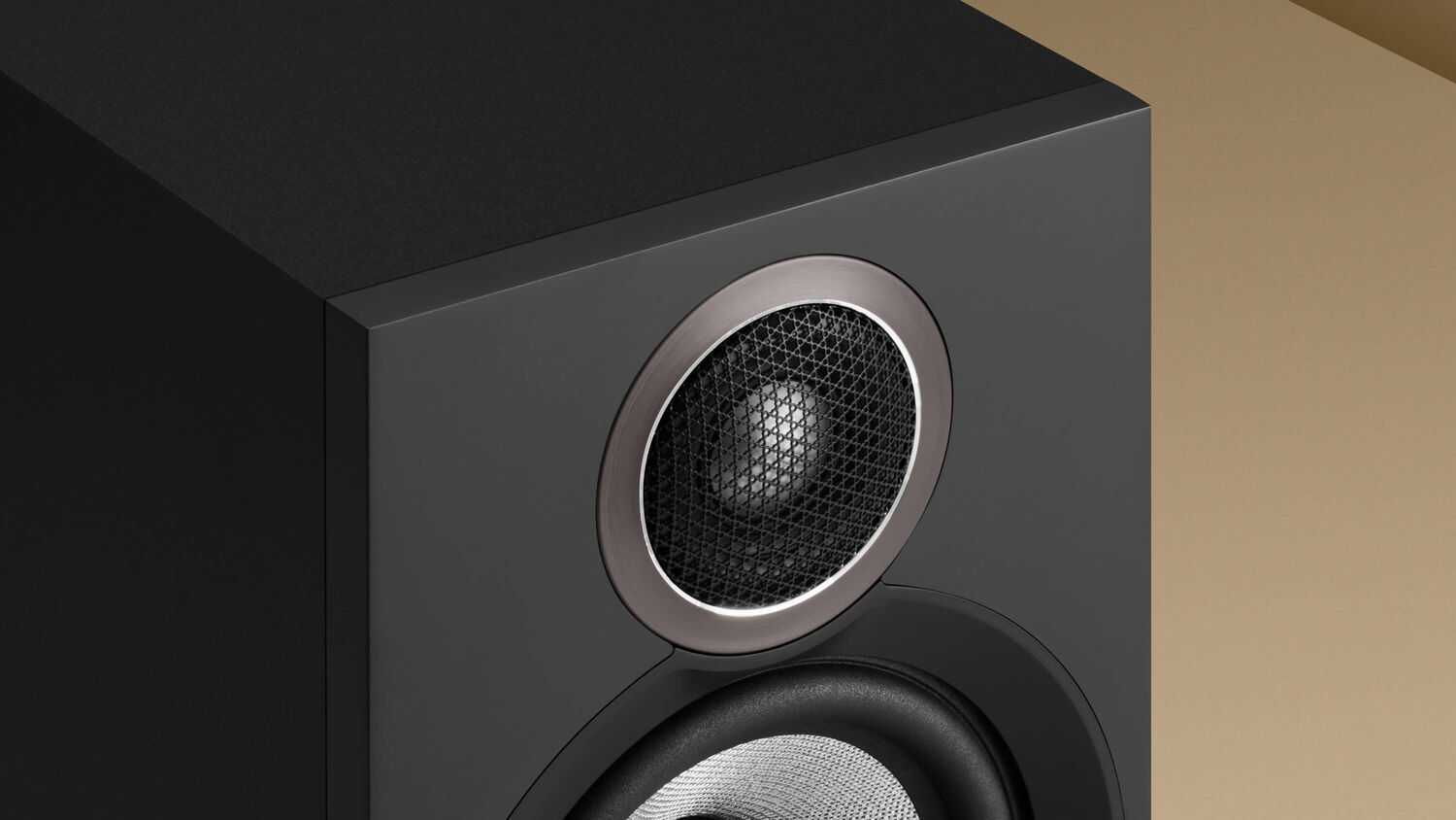 One black 600 Series loudspeaker Tweeter Grille