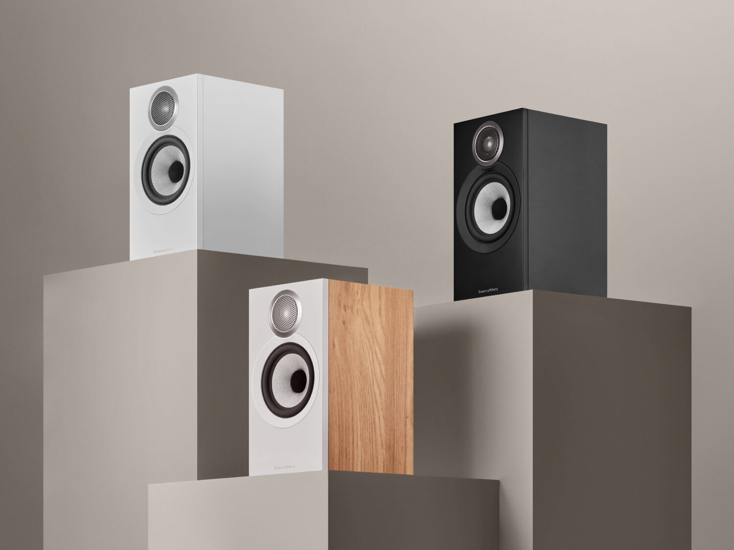 Three various colored 607 S3 on gray background
