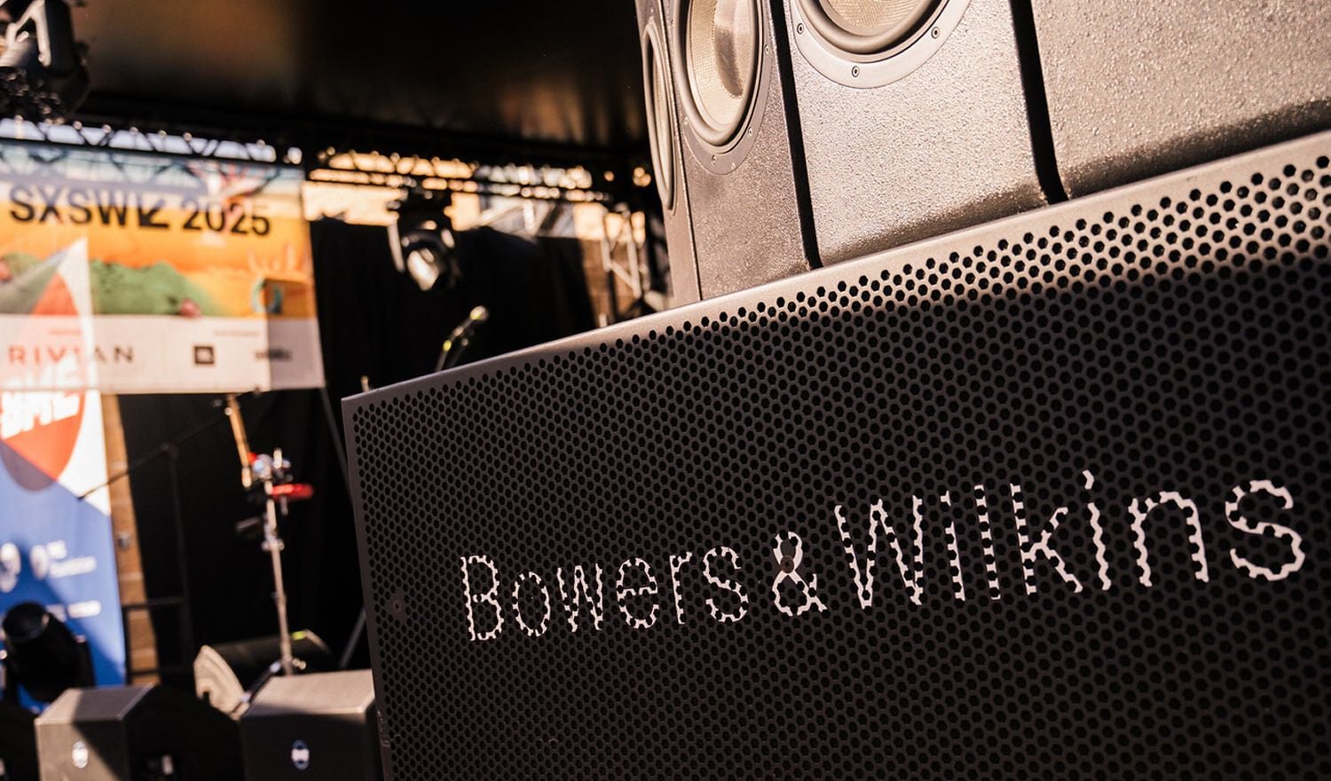 Bowers & Wilkins speaker at SXSW 2025 festival