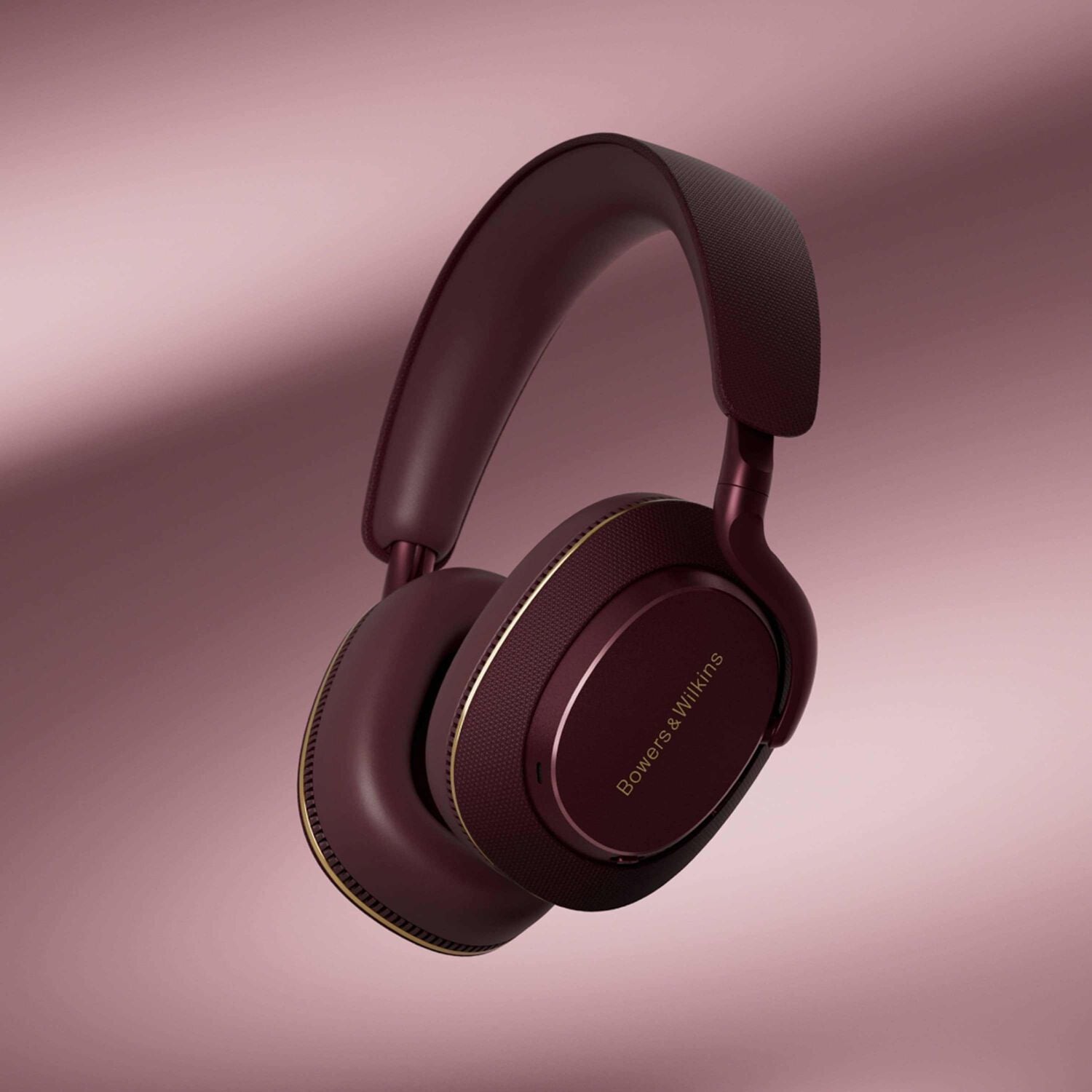 Vintage Maroon Px7 S3 side view with burgundy background