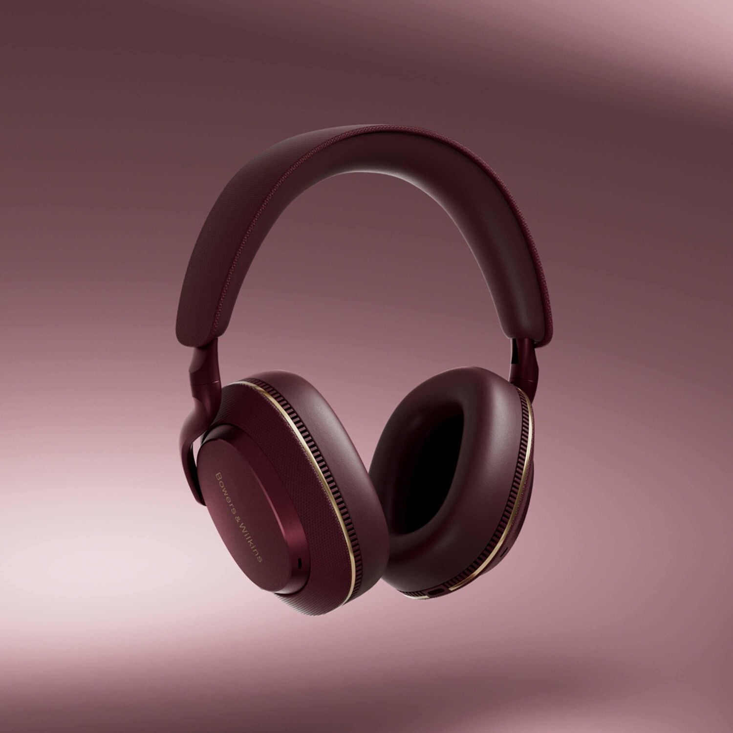 Vintage Maroon Px7 S3 side view with burgundy background