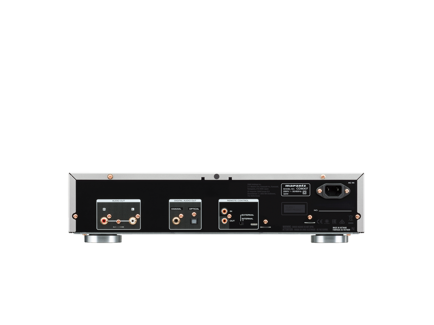 CD6007 - Silver gold back view