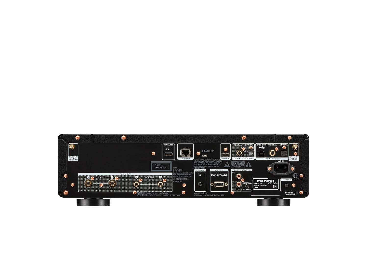 CD50N - Black back view