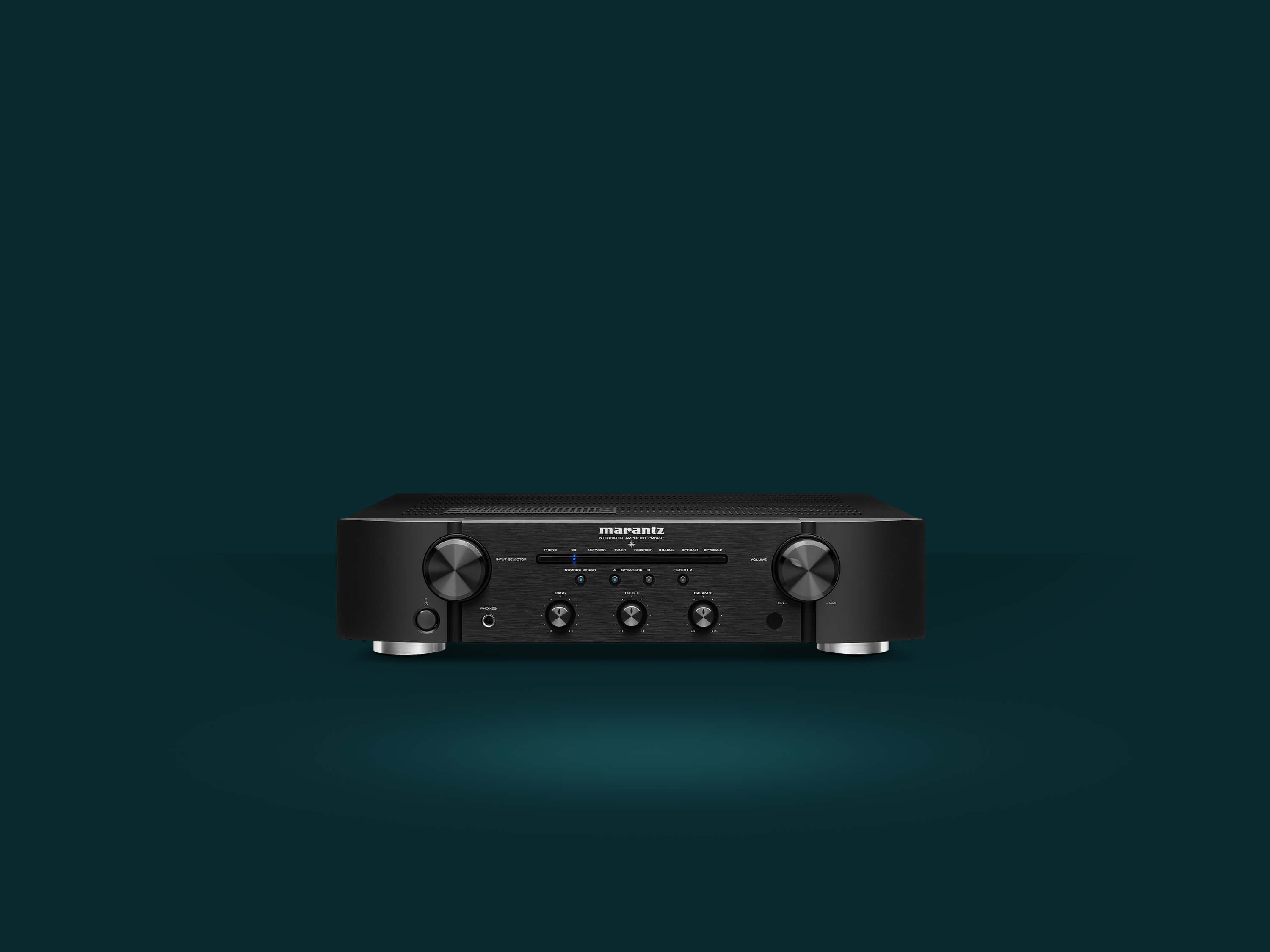PM6007 - Slimline Integrated Stereo Amplifier with 45W | Bowers