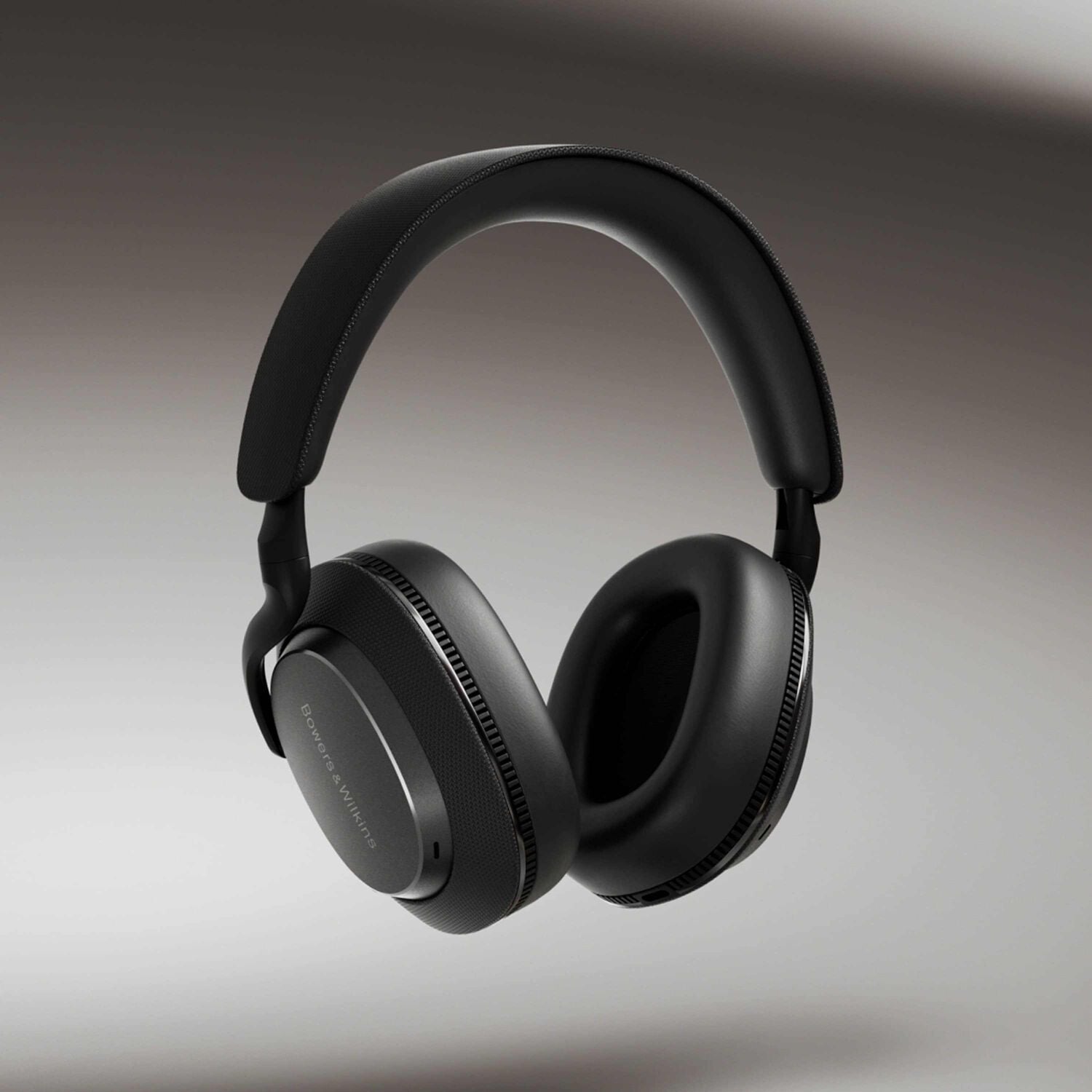 Anthracite Black Px7 S3 side view with beige background