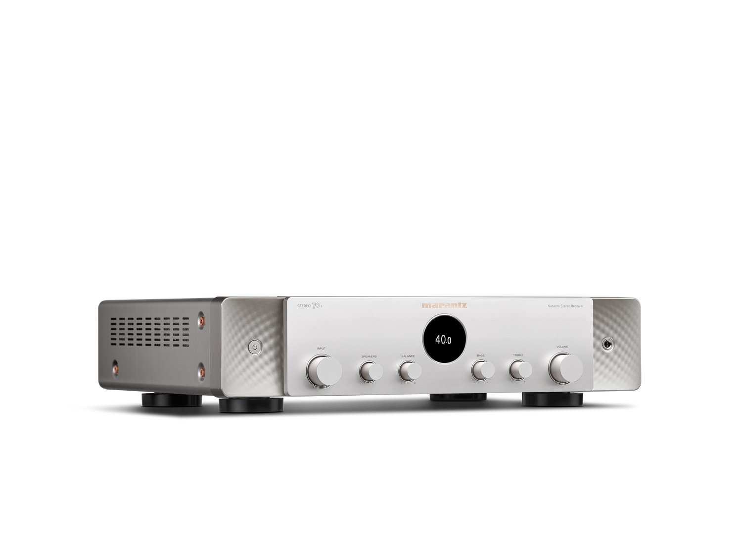 STEREO 70s - Silver gold facing right view