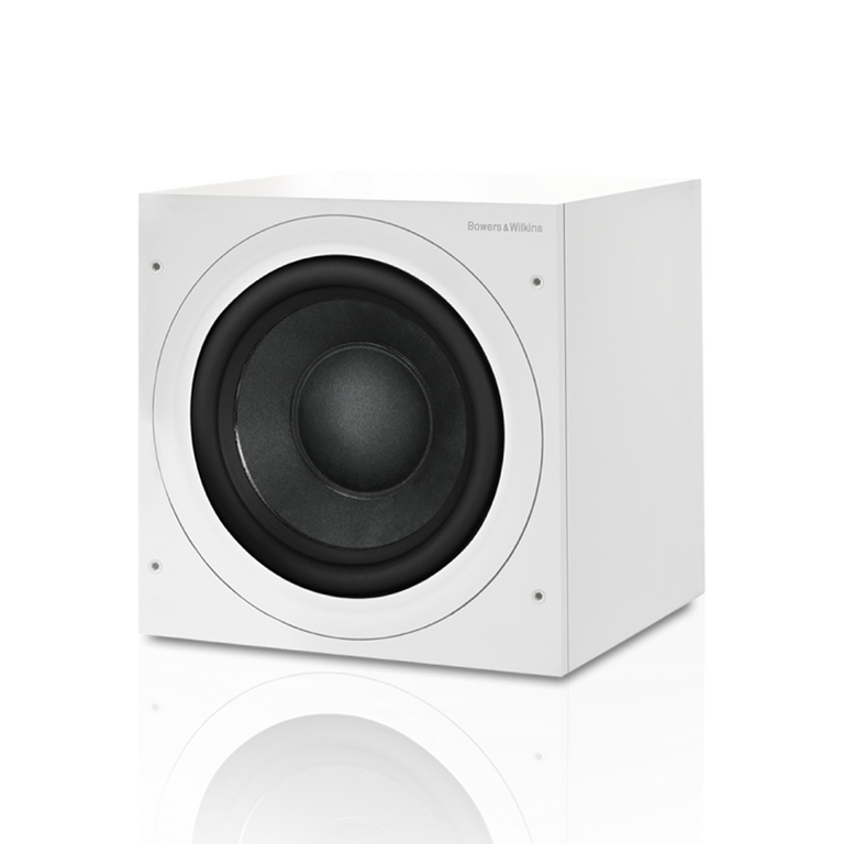 ASW608 - White Front woofer uncovered