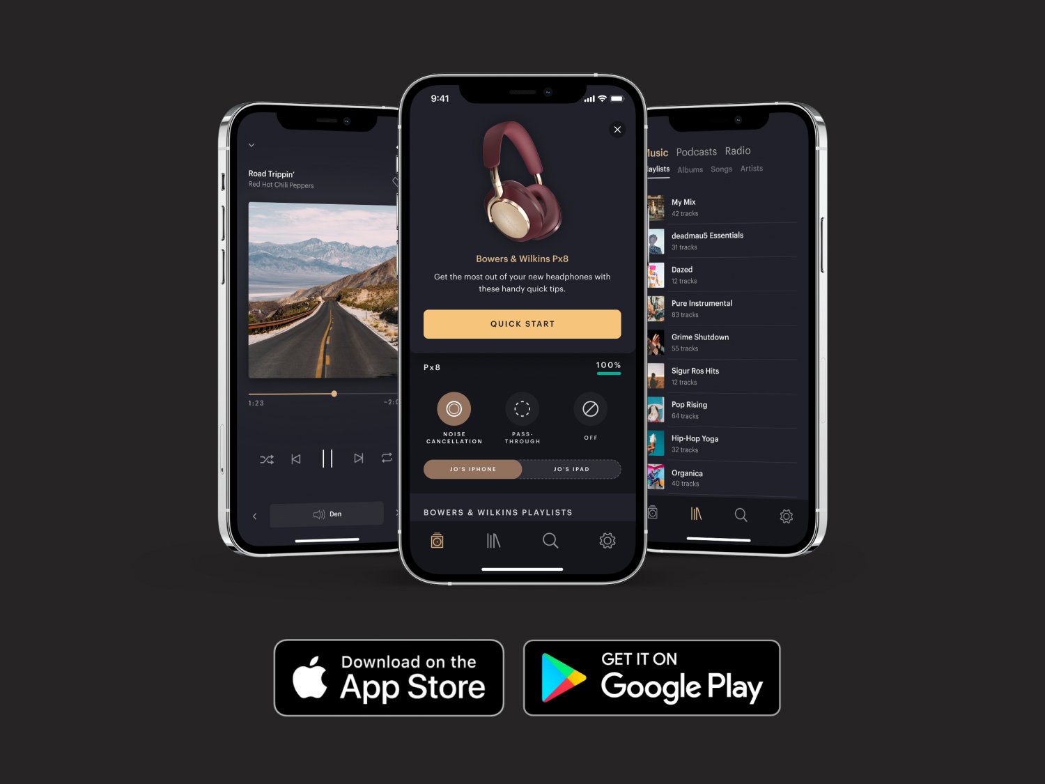 PX8 - Bowers & Wilkins Music app